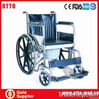 Folding Commode Wheelchair