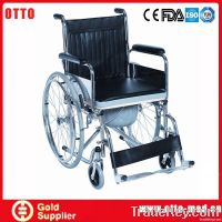 steel commode wheelchair