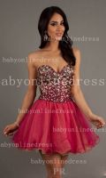 2014 Custom Made Homecoming Dress On Sale Sweetheart Sequins Crystals Mini Organza Cocktail Gowns DJ9232  From Babyonlinedress     