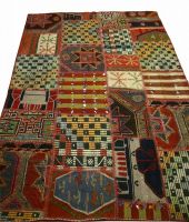 Handmade Turkish Kilim Patchwork