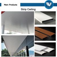Aluminum strip ceiling strip ceiling metal strip ceiling