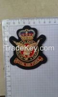 Royal Air Force handmade uniform badge