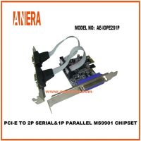 PCI-E TO 2PORT SERIAL & 1PORT PARALLEL MS9901 CHIPSET