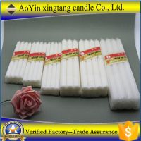Daily lighting white paraffin wax candle for Africa market