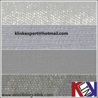 Polyester woven fusible coated interlining for cap/waistband buckram