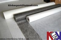 Non woven coated polyester fusible Interlining
