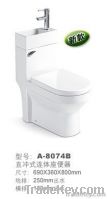 The newest toilet with wash basin, save water toilet