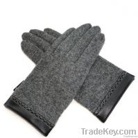 men's dark heather grey glove with pimp