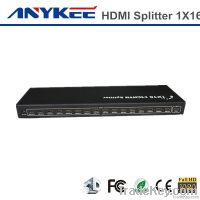 Factory supply 3D HD 1080P 1x16 1 in 16 out  HDMI splitter
