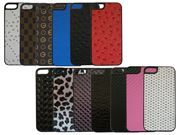 rubber feel pc mobile phone case with pu covered on the rear for iphone5/5s