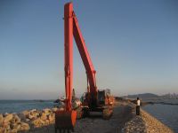 excavator long reach boom and arm