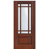 decorative molded melamine  interior wood door