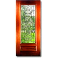 High Quality Half Glass Wooden Door