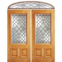 wood entry doors with transom