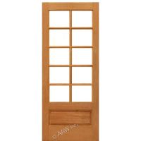 ROOST wood door with grids