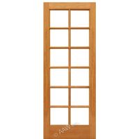 houseroom wood door with grids