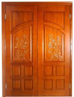 solid wood  double doors