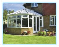 Latest design glass sunroom with windows and doors for house