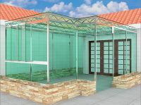 Outdoor Glass Room,Glass Sun Rooms,Aluminium Profile Veranda Balcony Sunroom