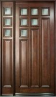 single entry door with sidelights