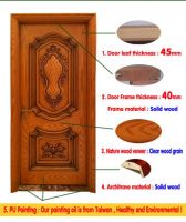 PVC door, wood door, pvc windows; solid wood door