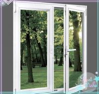 new cheap aluminium frame swing glass window