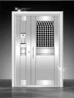 Steel Security Stainless Door, steel wooden armored door