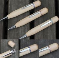 8gb Customized wooden pen shape usb stick wholesale Alibaba