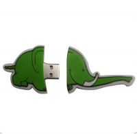 Custom shape elephant animal usb flash drive manufacturer