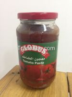 tomato paste in glass jar 200g