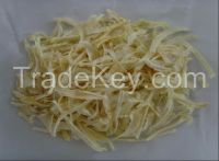 Dehydrated white onions