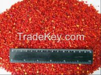 Dried sweet pepper granule