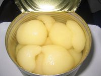 Canned pear halves