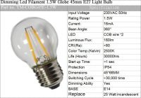 CE Dimming Led Filament  Light Bulb