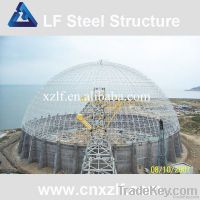 Dome shaped reticular bolt ball structure space frame