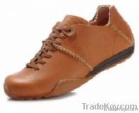Men's shoe Full grain leather material &Gum rubber outsole YZS-DM48-BR