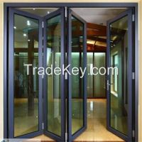 high quality favorable price aluminum folding door bi fold door