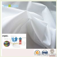 poly knit and PU laminated waterproof mattress protector fabric