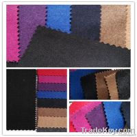2014 hot sell stock melton wool fabric