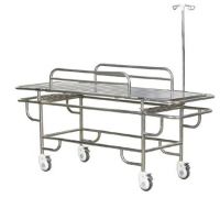 Stainless Steel Stretcher Trolley With 4 Small Wheels 