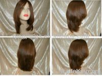 medium layer 100% european virgin remy hair jewish wig