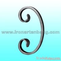 wrought steel railing parts/balcony designs gate parts/iron grapes