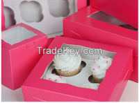 China Supplier Customized Cake Boxes with Window