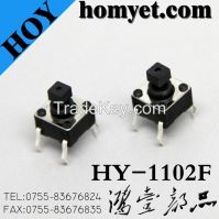 Hight Quality Manufacturer Tact Switch with 4 Pin DIP (HY-1102F)