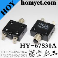 Hight Quality Manufacturer Push Button Reset Switch (HY-67S30A)