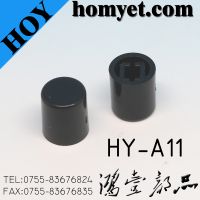 Black Cylinder button cap with Square button Tact switch