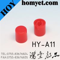 Red Cylinder button cap with Square button Tact switch