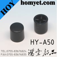 Black Cylinder button cap for Tact Switch