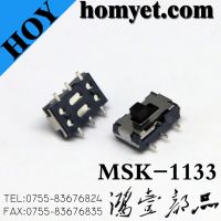 China Manufacturer High Quality Slide Switch with 6 Pin SMD (MSK-1133)