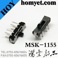 Factory Supply 8pin DIP Type Slide Switch Three Position Toggle Switch (MSK-1155)